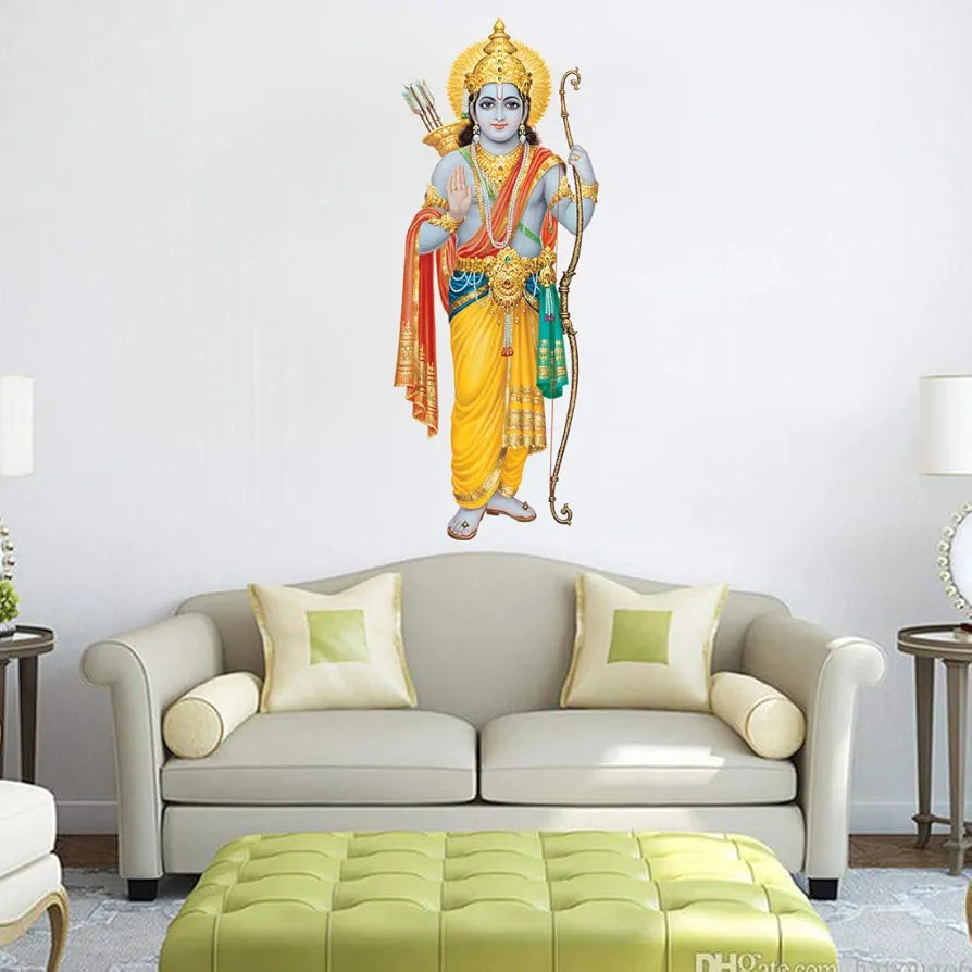 Rangoli White Glossy Vinyl Wall Sticker Premium Self-Adhesive Waterproof Decorative Wall Decal for Bedroom, Living Room, Office & Home Decoration Easy to Apply. Parent-7, Design-1