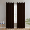 Divine Casa Semi Blackout Curtains Micro Satin Door Curtain 7 feet Long Colour Tortoise Shell (Pack of 2)