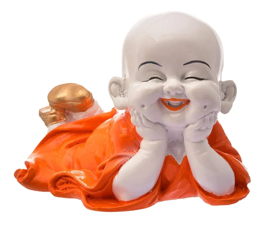 Karigaari India Polyresine Laughing Buddha Showpiece