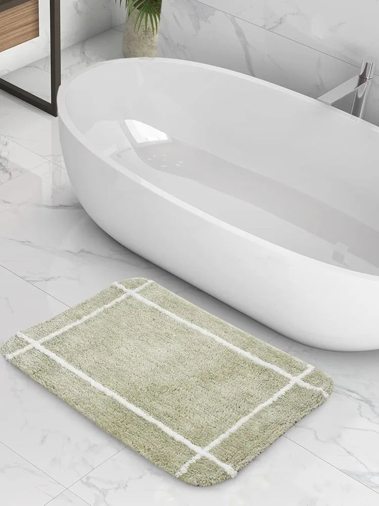 SASHAA WORLD Set of 2 Microfiber Bathmat 