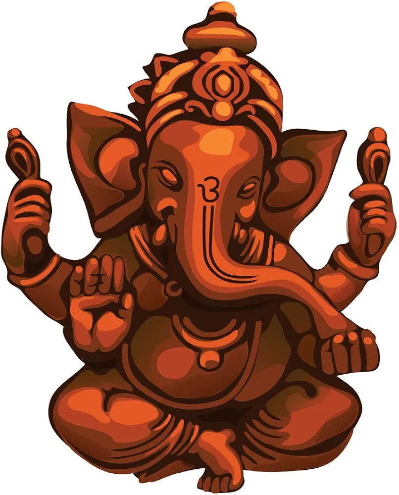 Rangoli White Glossy Vinyl Wall Sticker Premium Self-Adhesive Waterproof Decorative Wall Decal for Bedroom, Living Room, Office & Home Decoration Easy to Apply. Parent-2, Design-9