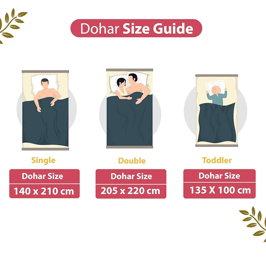 Divine Casa Pure Cotton Printed Single Dohar | 120 GSM | Soft & Lightweight Throw Blanket | Cozy & Breathable Bedding | All-Season Comfort | 210 x 140 CM, Marlin White