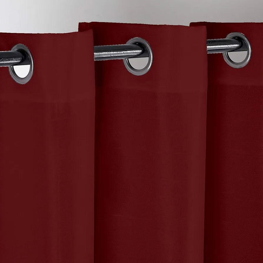 Divine Casa Micro Satin Semi Blackout Window Curtain I Drapes for Home Living Room and Bedroom 5 Feet Long 1 Pcs 
