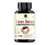 Glowsik Liver Detox Supplement Ayurvedic 1000mg With Milk Thistle for Liver Cleanse - 90 Capsules