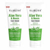 Elibliss Aloe Vera & Neem Refreshing Gel Face Wash - 75 ml (Pack of 2)