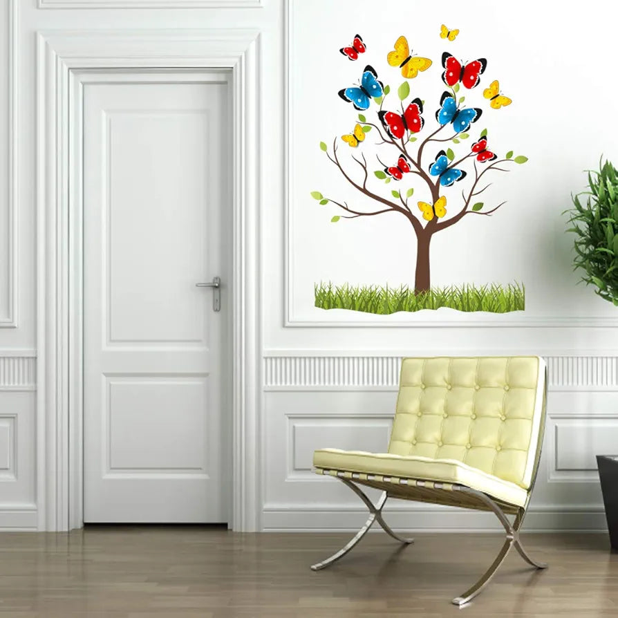 Rangoli White Glossy Vinyl Wall Sticker Premium Self-Adhesive Waterproof Decorative Wall Decal for Bedroom, Living Room, Office & Home Decoration Easy to Apply. Parent-14, Design-11