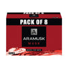 Aramusk Musk Soap for Men - 125 gms (Pack of 8)