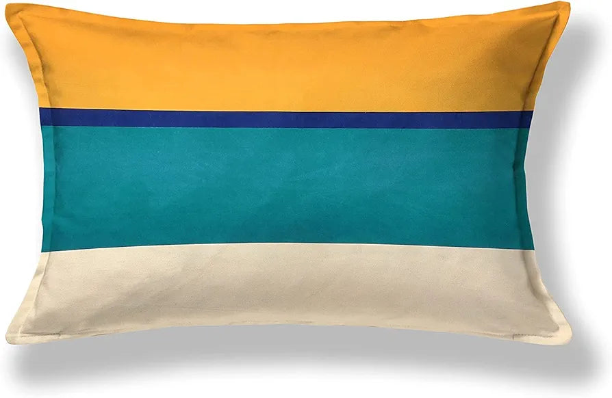 THE HOME STYLE Cotton Feel Glace Cotton Elastic Fitted All Around Printed Full Length Single Bed Bedsheet With 1 Pillow Cover 