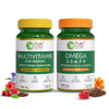 Pure Nutrition Naturals Combo Of  Multivitamin & Omega 3-5-6-7-9 Supplement