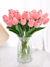 Artificial Tulip Flowers Bunches for Vase Silk 5 Pcs