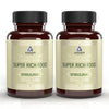 Amihem Spirulina Capsules | Supports Gut Health, Eye Health, Energy, Endurance & Immunity - 30 Capsules (Pack of 2)