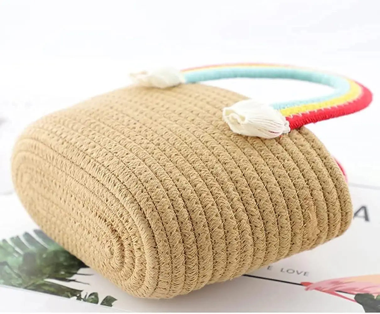BEAUTIFUL HOMMIES Attractive Hand Bag | large Tote Bag | Summer Bag | Bucket Bag | Basket Bag | Bamboo Tote | Beach Bags for Women | Boho Bag| jute Bag | Handmade Bag|Sling Bag