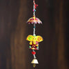 eCraftIndia Handcrafted Decorative Lord Ganesha Wall Hanging Bell STRGAN501