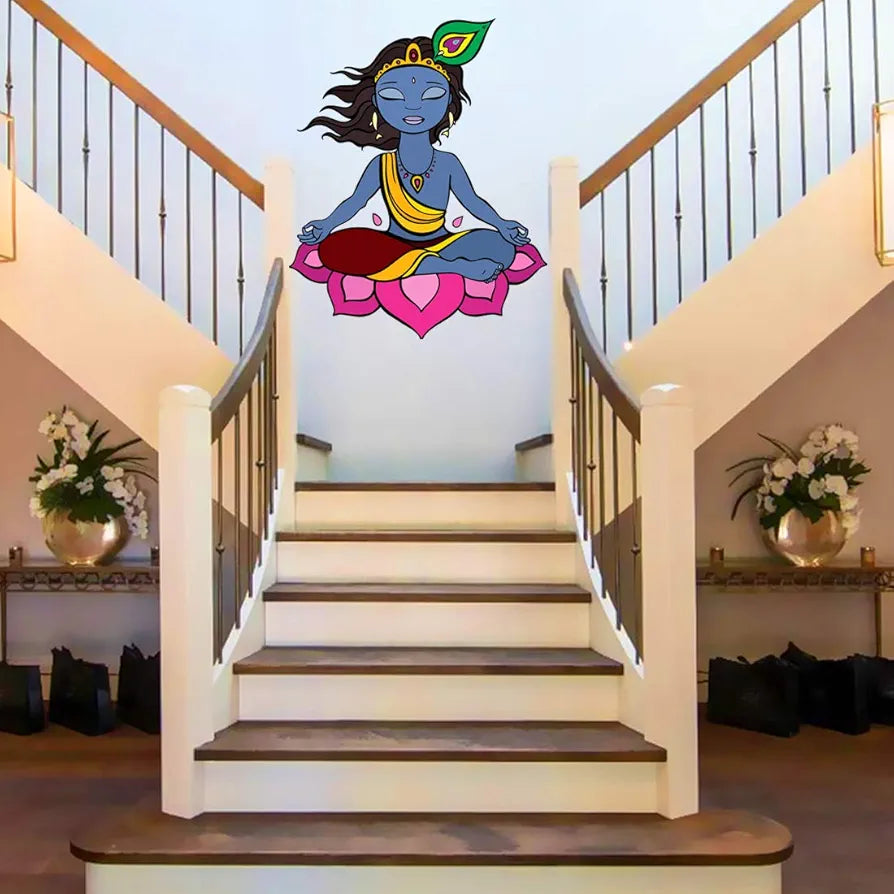 Rangoli Vinyl Wall Sticker Self-Adhesive Wall Decor for Home, Office, Bedroom, and Living Room Décor Easy to Apply & Peel. Parent 2, Design-5