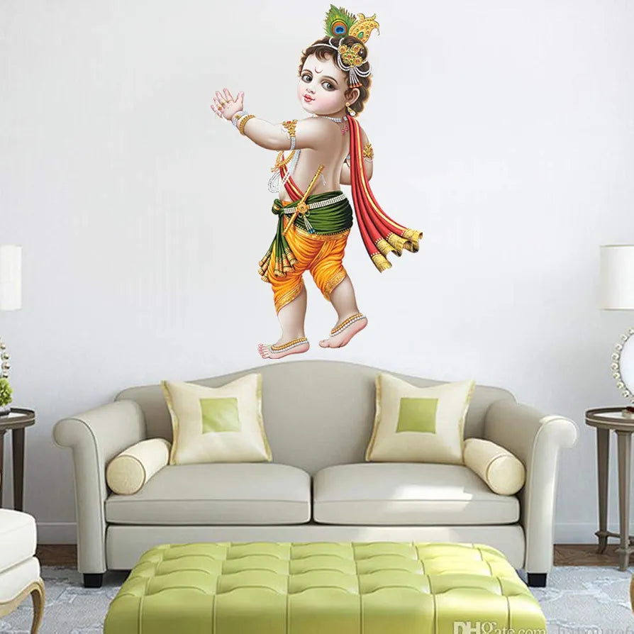 Rangoli White Glossy Vinyl Wall Sticker Premium Self-Adhesive Waterproof Decorative Wall Decal for Bedroom, Living Room, Office & Home Decoration Easy to Apply. Parent-6, Design-25