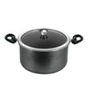 Impex IBP10 10L Non-Stick Biryani Pot with RIB Granite Coating Induction Friendly Aluminium