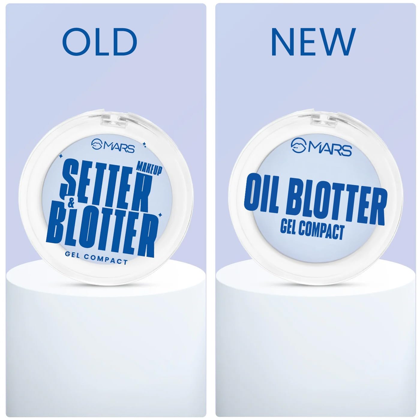 Mars Oil Blotter Gel Compact for Poreless Effect with Applicator - 5 G ...