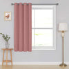 Divine Casa Velvet Blackout Window Curtain 5 Feet Premium Room Darkening Noise Reducing & Thermal Insulated Single Panel Colour Falmingo (Pack of 1)