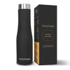 Frenchware Water Bottle 1 Litre, Stainless Steel, Premium SS 304, Shadow Black | Easy-to-Clean