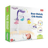 Funskool Giggles Bear Melody Crib Mobile Bears in Parachute Cot and Audtory Sense New Born Babies