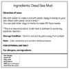 H&C Herbal Ingredients Expert Natural Dead Sea Mud Powder For Face Pack - 227 gms