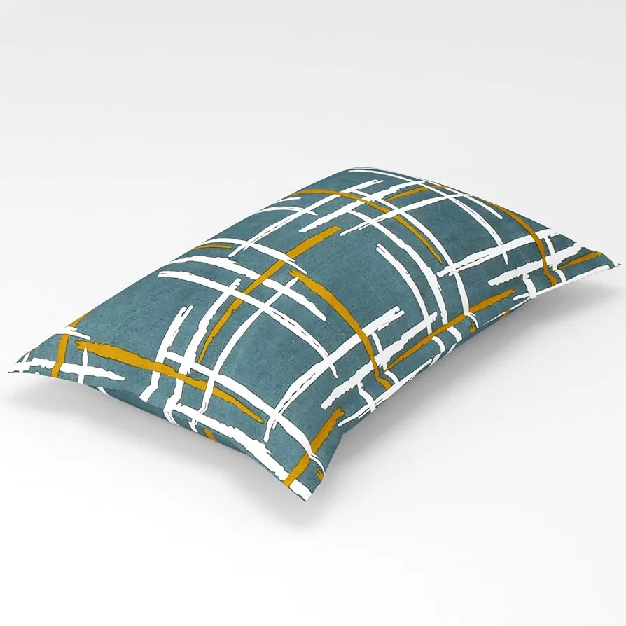 Homefab India 180 TC Microfiber Single BedSheet with 1 Pillow Cover - Green