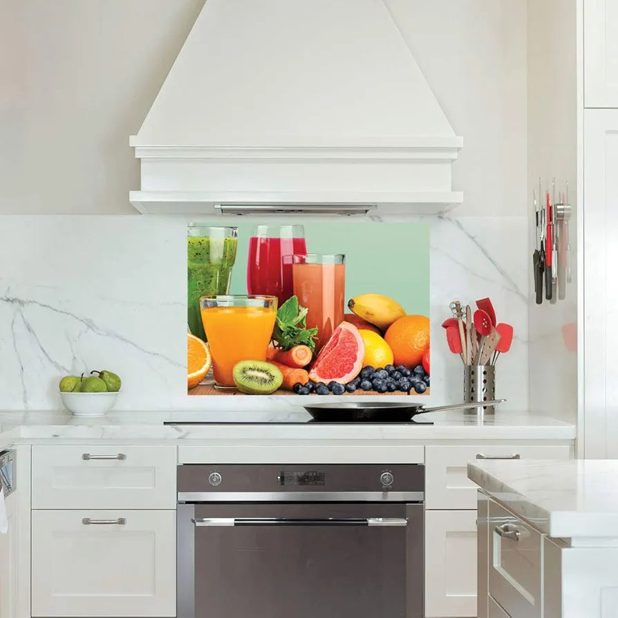 Rangoli Design PVC Stickers Waterproof Laminated Wall Stickers Stylish Kitchen Art 70or50 cm Size Pack of 1