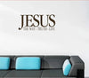 Decal O Decal Jesus-The Way Truth Life Vinyl Wall Stickers Self-Adhesive