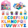Wembley Peppa Pig Foam Cutouts for Kids EVA Foam Alphabets & Characters Bath Toy Set of 32
