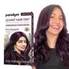 Paradyes No Bleach Velvet Burgundy Glossy Hair Tint - 160 Gms | Deep Plum Colour