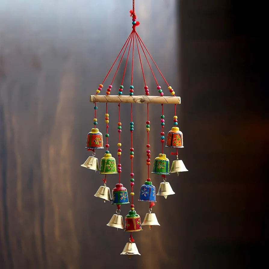 eCraftIndia Handcrafted Decorative Wall/Door/Window Hanging Bells Chimes Showpieces