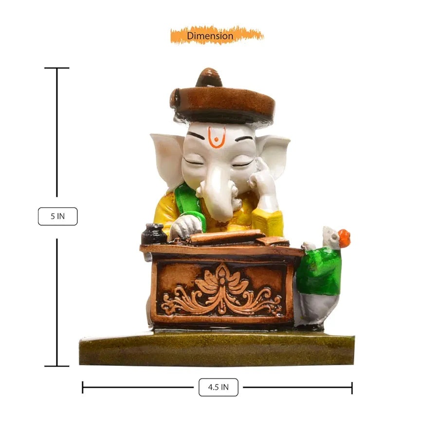 Karigaari India Ganesha Reading Book - Yellow & Brown