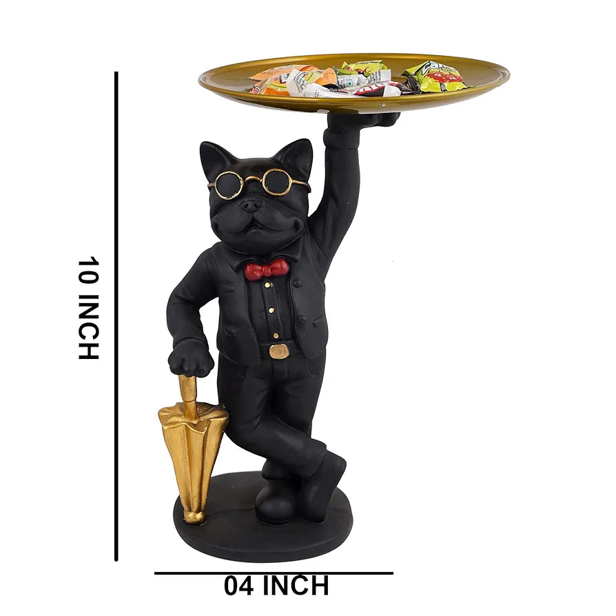 zart Dog Showpiece for Home Decor Showpiece , Silk
