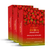 Unisaif Red Berry Strawberry Organic Soap - 125 gms (pack of 3)