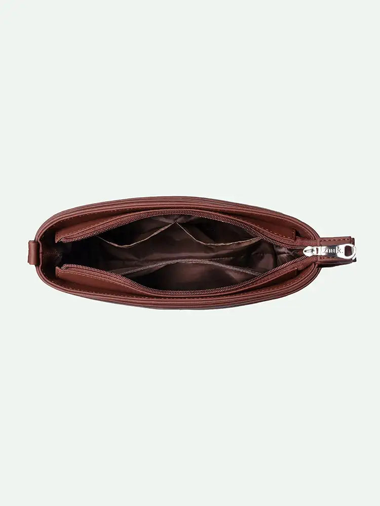 ZOUK Harmony Sling Bag | Crossbody Bags for Women | Women's Handbags | Stylish | Vegan Leather Evening Bag | Travel & Office Use | Purse and Wallet