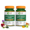 Pure Nutrition Naturals combo of ACV Capsule & Curcumin C3 Supplement for Men & Women