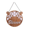 Sehaz Artworks Wooden Wall Hangings Home Décor Items Home Decoration Items - Blessed-WHT