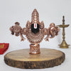 Gold Art India Lord Venkateswara Balaji Idol Copper-Plated Antique Matte Finish