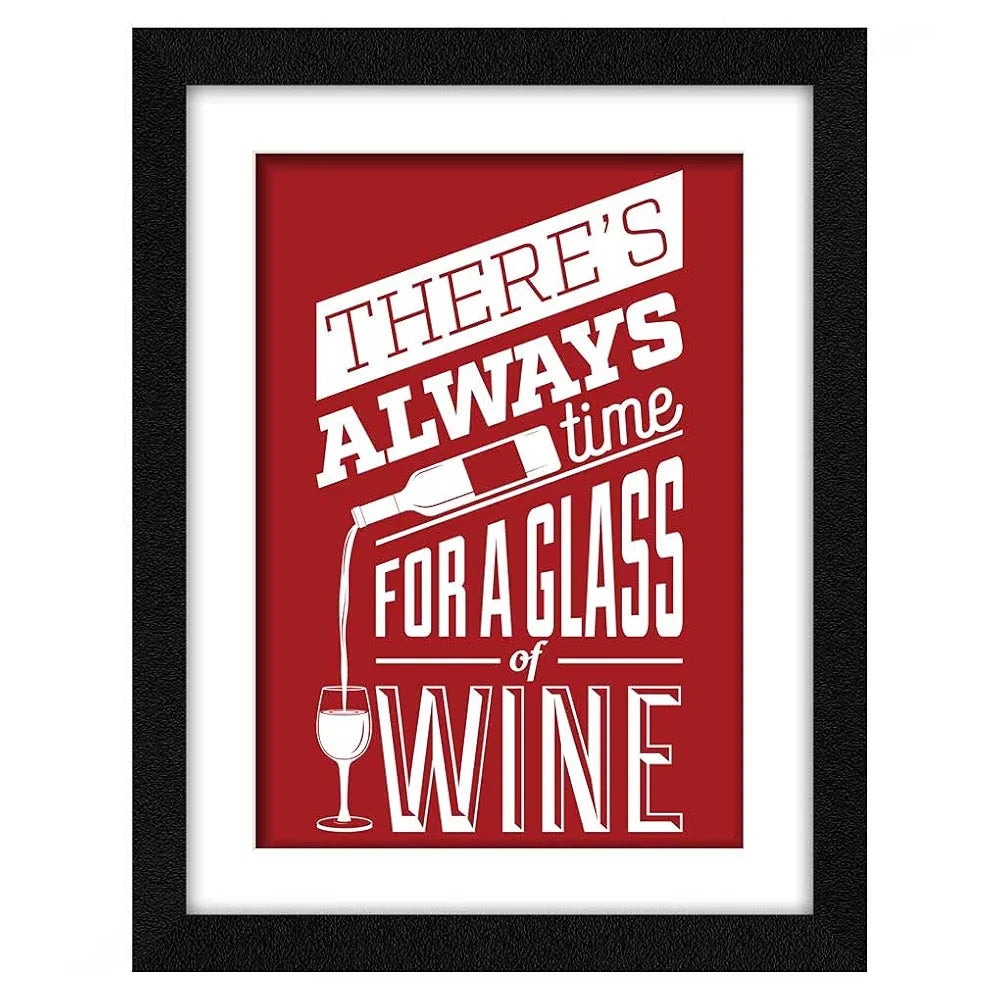 ArtX Paper Beverage Quote Wall Frame Art Painting, Multicolor, Motivational, 10 X 13 Inches, Set of 1