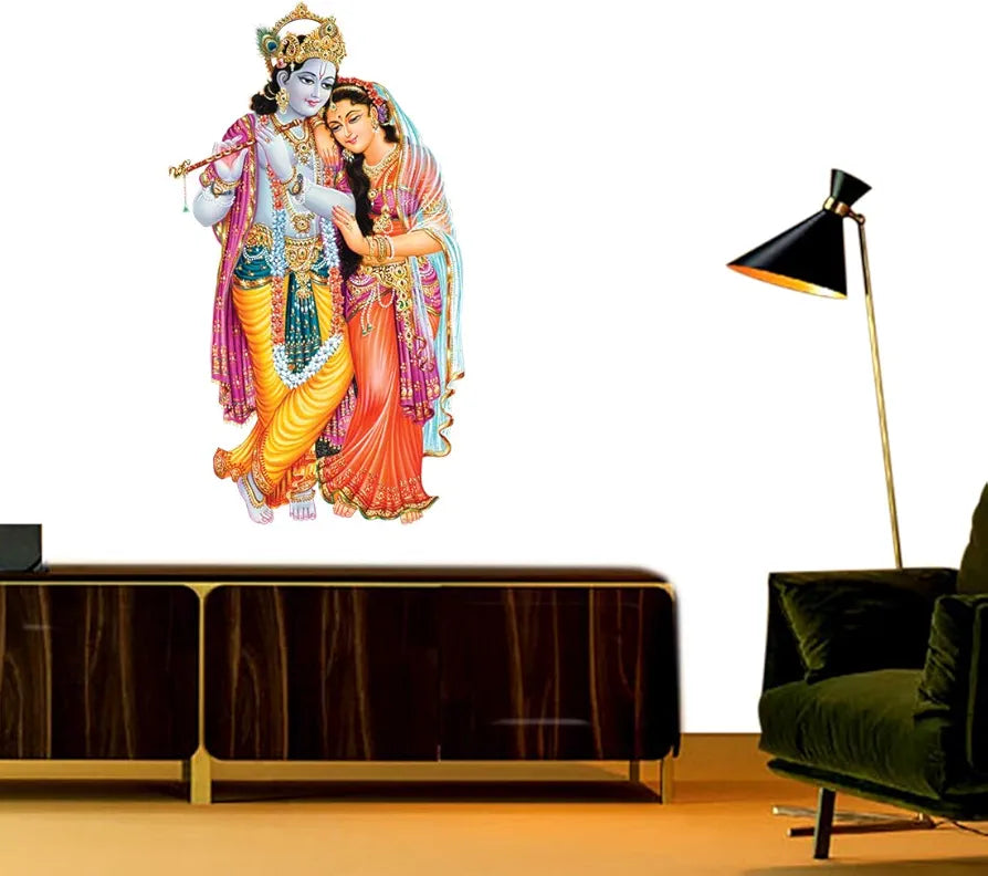 Rangoli White Glossy Vinyl Wall Sticker Premium Self-Adhesive Waterproof Decorative Wall Decal for Bedroom, Living Room, Office & Home Decoration Easy to Apply. Parent-5, Design-4