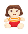 Tickles Cute Little Doll Soft Stuffed Plush Animal Toy for Kids Multi-Color 16 cm