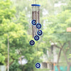 9Dzine Wind Chimes with Evil Eye Protection - 27 Inches