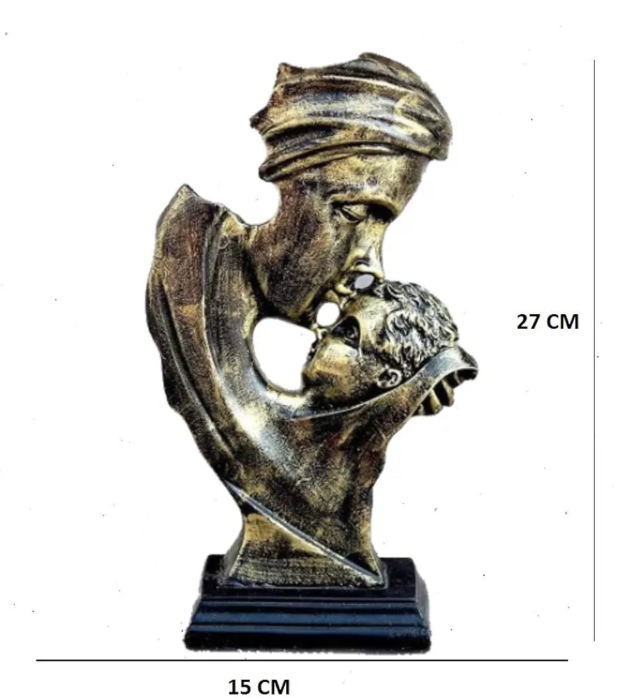 JAIPUR ACE Mother with Baby Statue Sculptures Showpieces Mother Love Creative Abstract Design Art Figurine for Home Living Room Decorative Display 