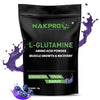 Nakpro L-Glutamine Powder Blueberry - 150 gms