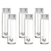 Cello H2o Glass Fridge Water Bottle With Plastic Cap | 920 ml | Set of 6