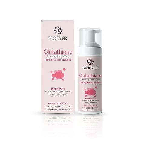 Bioever Brightening Glutathione Face Wash - 100 ml - Swadesii