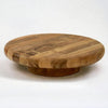 Vesta Homes Round Wooden 360 degree Rotating Cake Stand Pizza Stand Dessert Platter