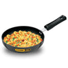 Hawkins Futura 22 cm Frying Pan Hard Anodised Frypan with Extra Height and Rounded Sides Small Black