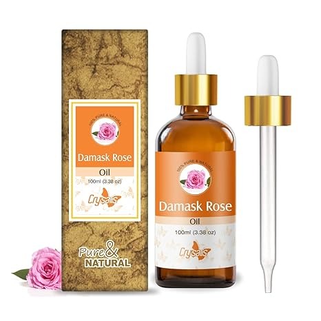 Crysalis Damask Rose Steam Distilled Pure & Natural Essential Oil - 10 ...