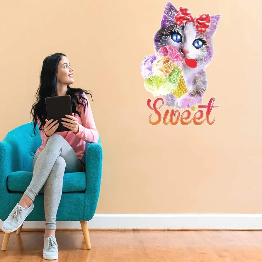 Rangoli White Glossy Vinyl Wall Sticker Premium Self-Adhesive Waterproof Decorative Wall Decal for Bedroom, Living Room, Office & Home Decoration Easy to Apply. Parent-4, Design-17